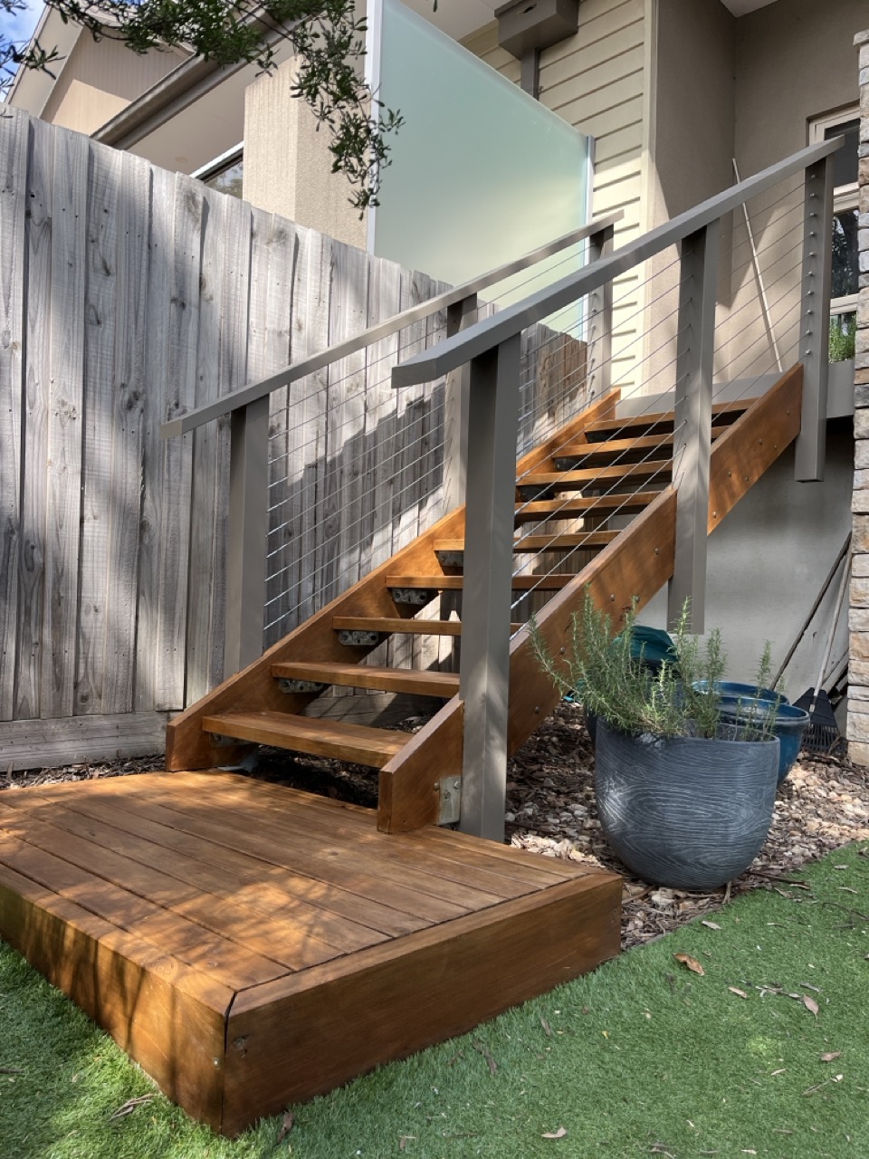 Refinished staircase