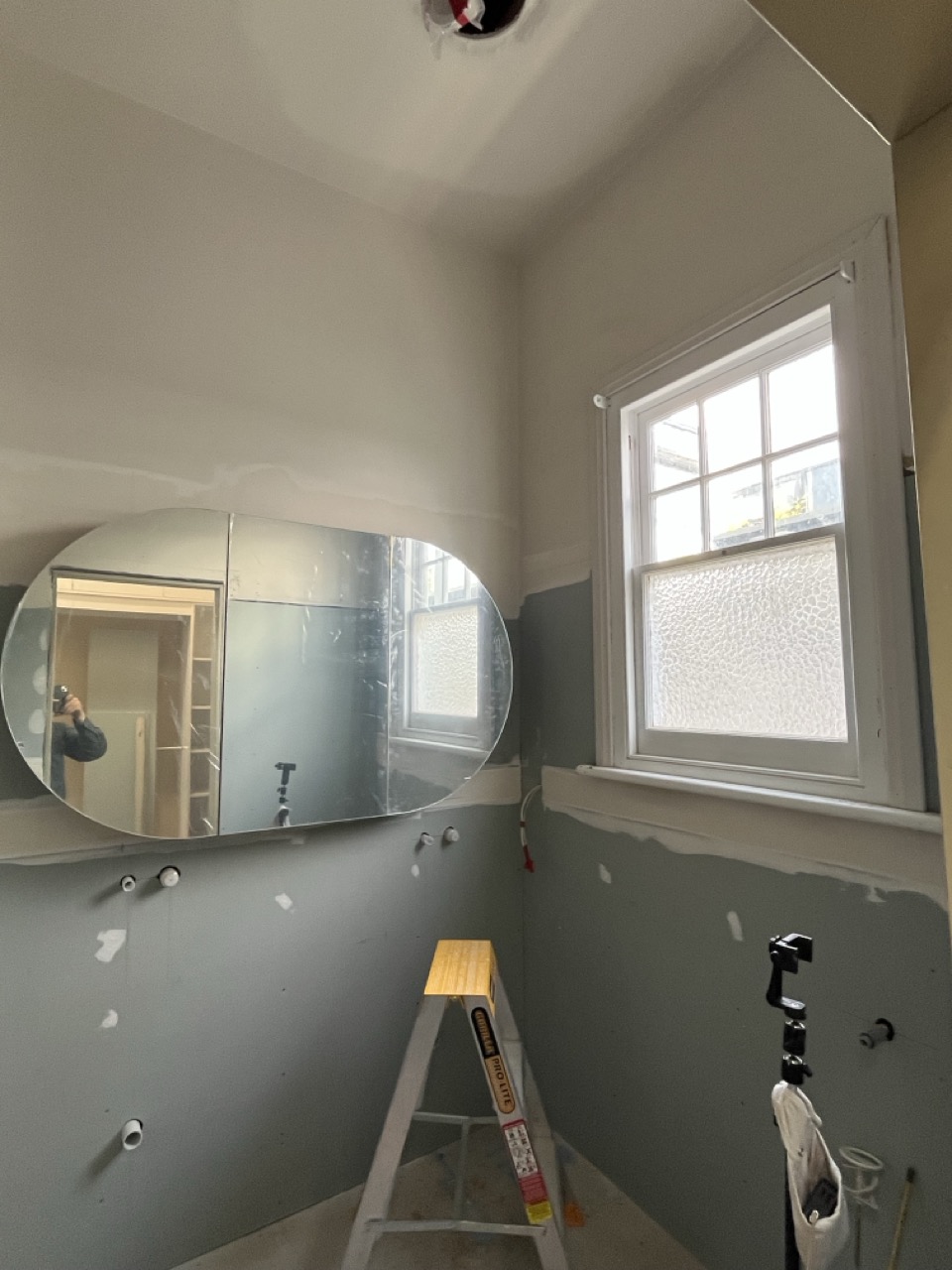 Shaving cabinet and window architraves